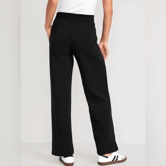 NWT! Old Navy High-Waisted Dynamic Fleece Wide-Leg Trouser Pants - XL TALL - Picture 2 of 10